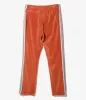 NARROW TRACK PANT C/PE VELOUR - BRICK sold by Lapstone & Hammer