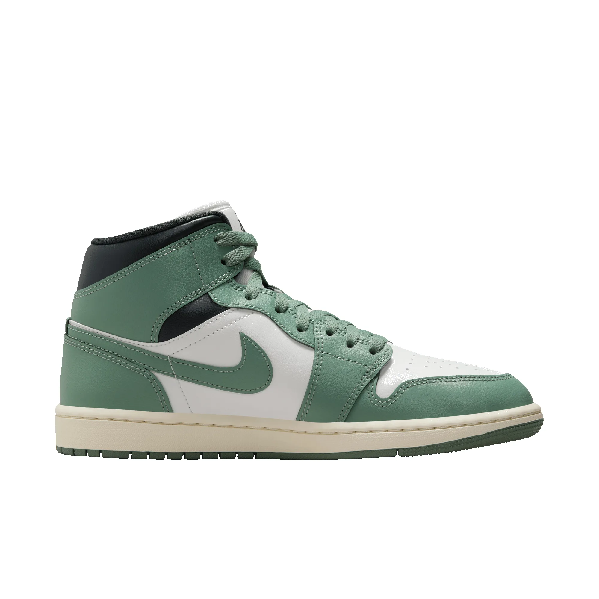 WMNS AIR JORDAN 1 MID "JADE SMOKE" sold by Lapstone & Hammer product image thumbnail 3