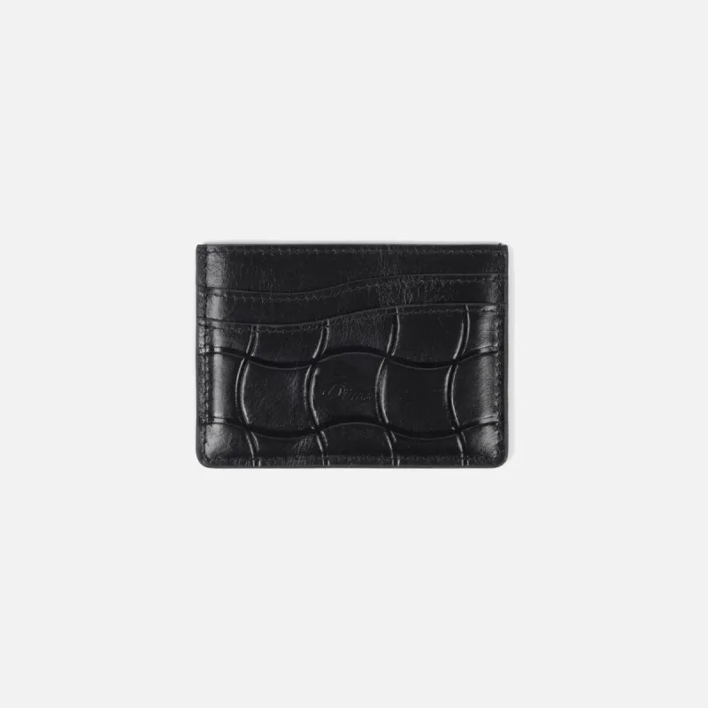 CLASSIC QUILTED CARDHOLDER - BLACK sold by Lapstone & Hammer