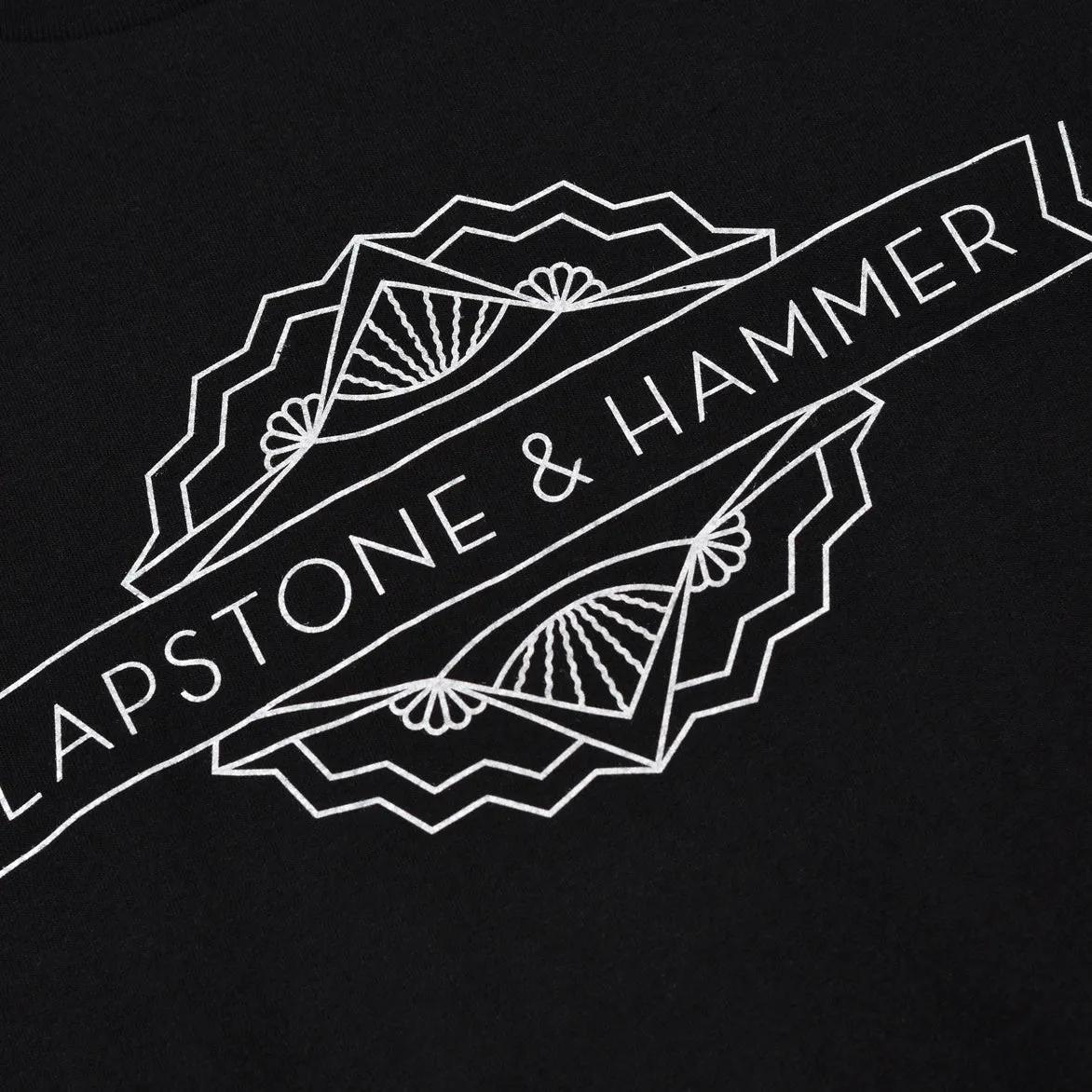 LH MAIN LOGO TEE - BLACK sold by Lapstone & Hammer product image thumbnail 3