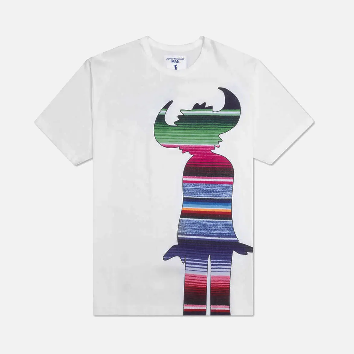 BUFFALO MAN TEE - WHITE sold by Lapstone & Hammer