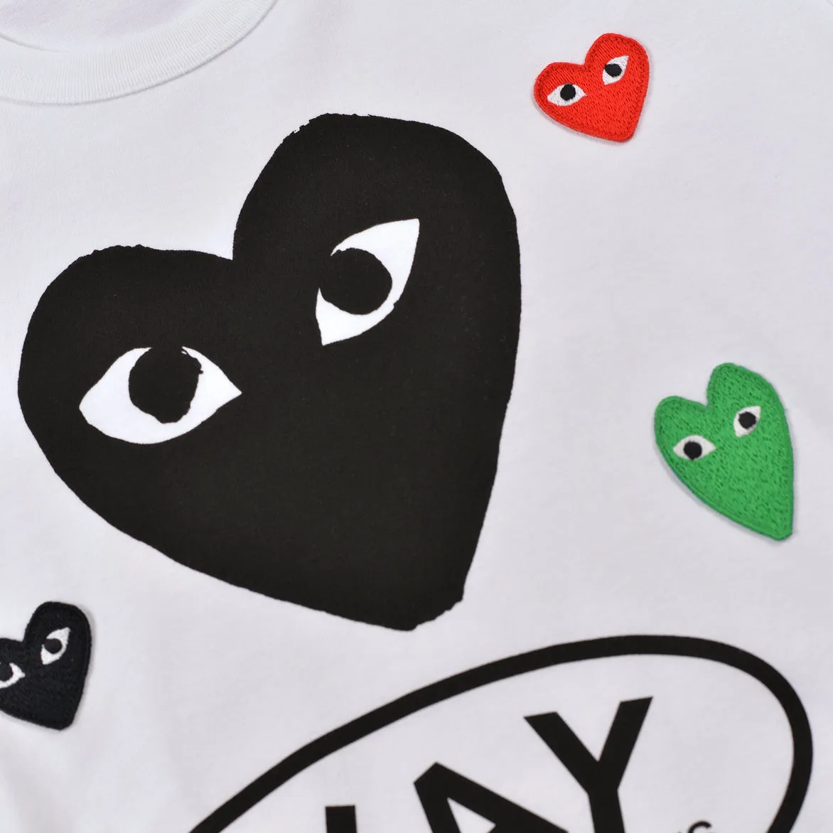 MULTI LOGO TEE - WHITE / BLACK sold by Lapstone & Hammer product image thumbnail 3