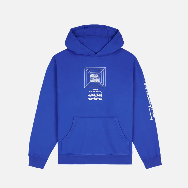 ELECTRONIQUE HOODIE - NAVY sold by Lapstone & Hammer