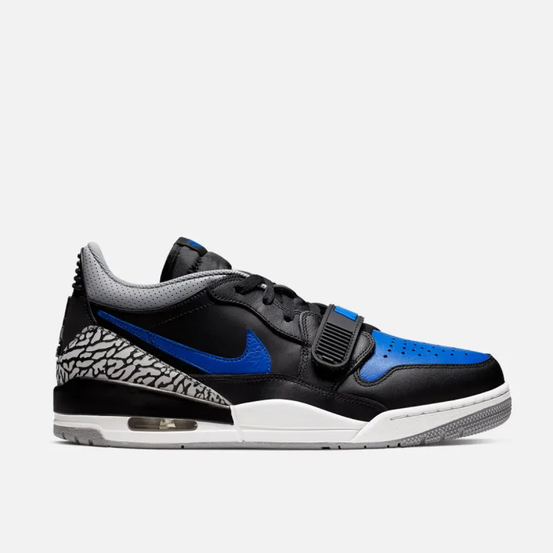 JORDAN LEGACY 312 LOW - BLACK / GAME ROYAL sold by Lapstone & Hammer