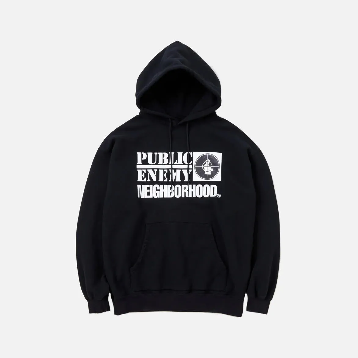 NH X PUBLIC ENEMY SWEATPARKA LS - BLACK sold by Lapstone & Hammer