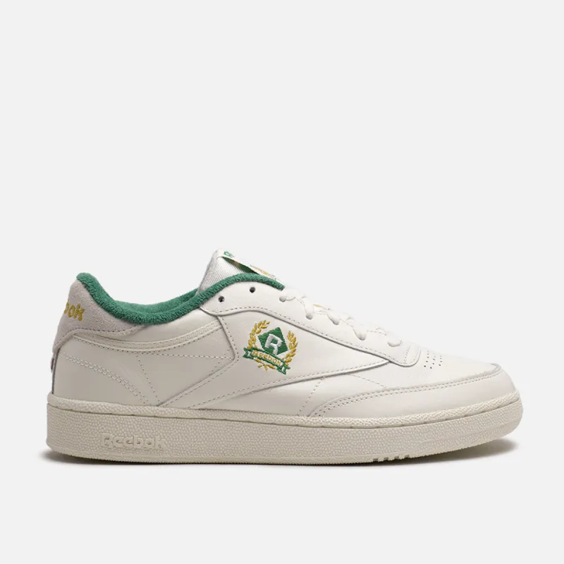 CLUB C 85 - CHALK WHITE / GLEN GREEN / GOLD METALLIC sold by Lapstone & Hammer