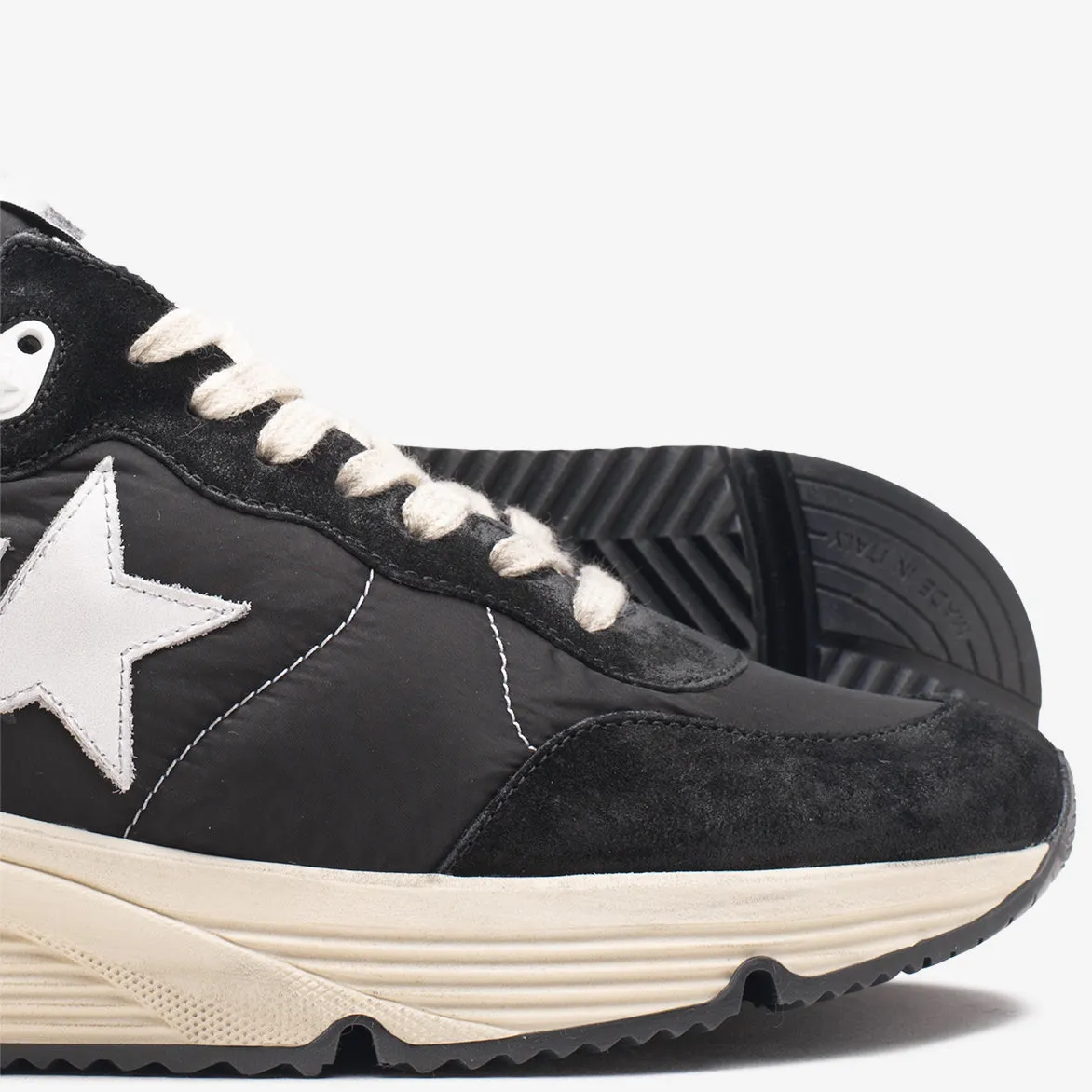 RUNNING SOLE NYLON - BLACK / WHITE sold by Lapstone & Hammer product image thumbnail 4