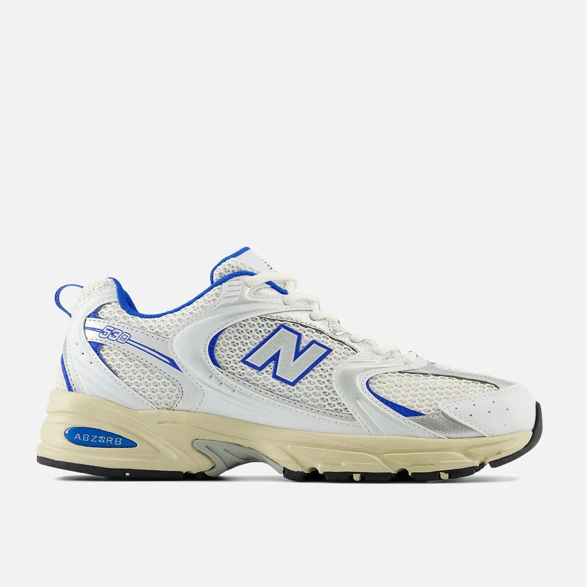 530 - WHITE / BLUE OASIS sold by Lapstone & Hammer