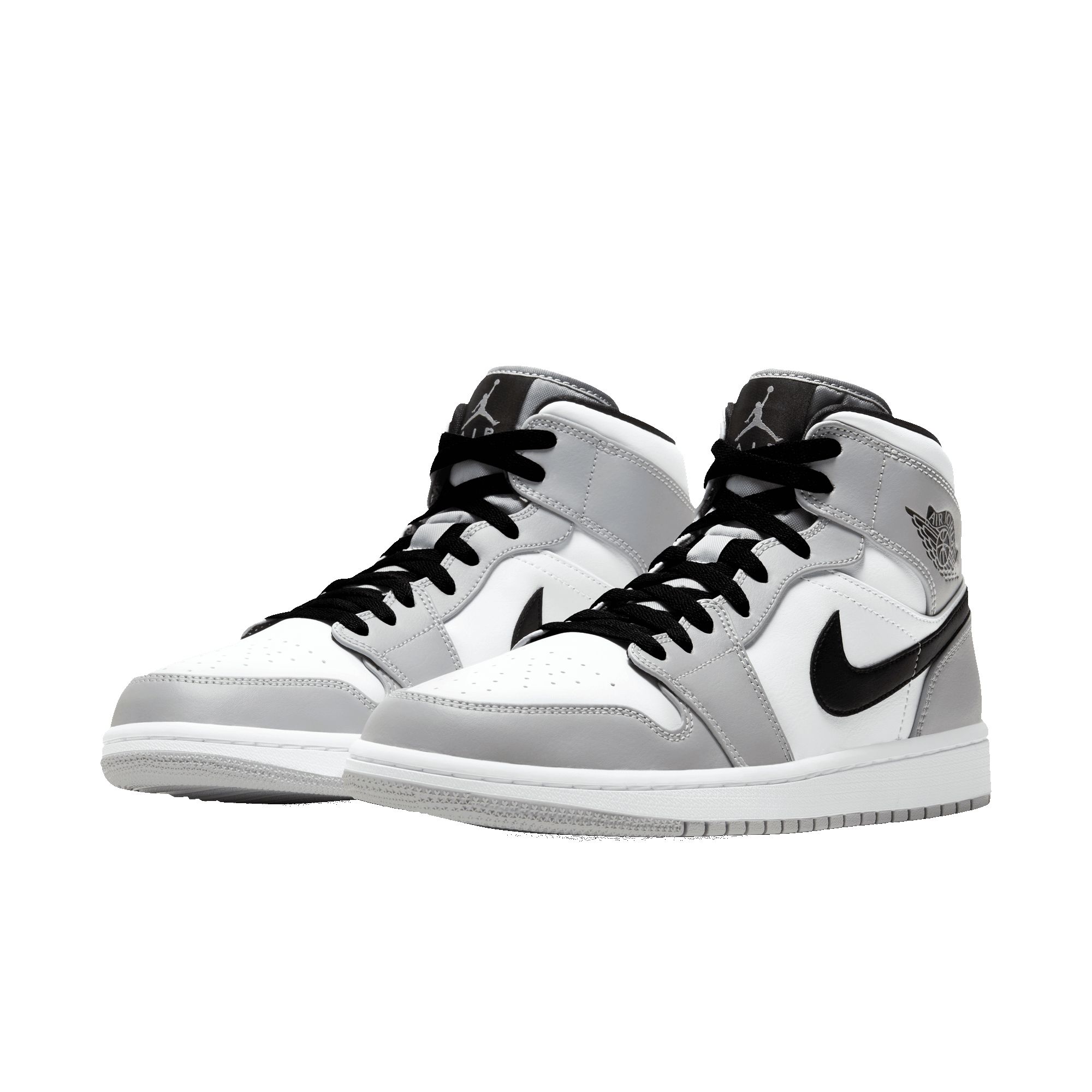 AIR JORDAN 1 MID - LIGHT SMOKE GREY sold by Lapstone & Hammer product image thumbnail 3