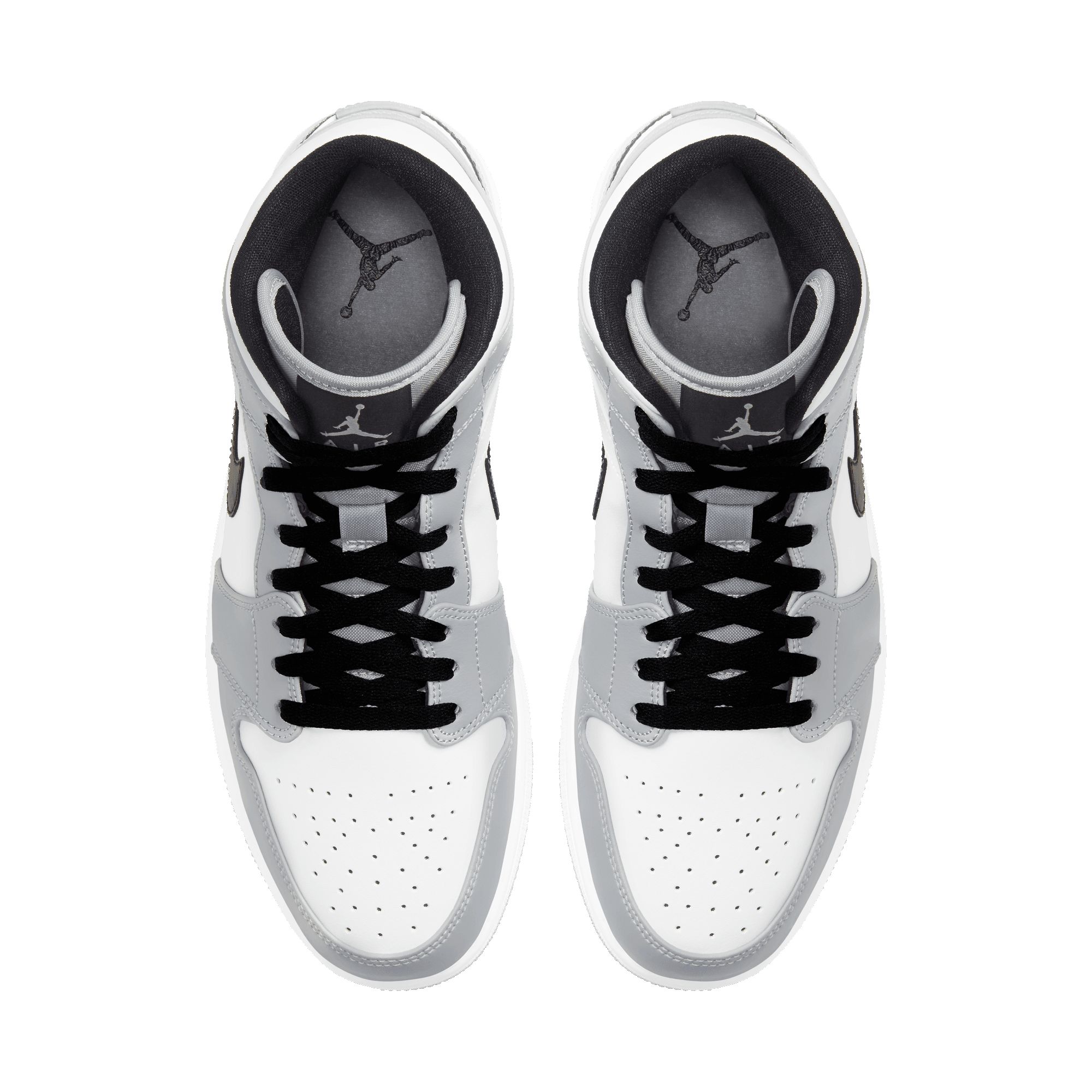 AIR JORDAN 1 MID - LIGHT SMOKE GREY sold by Lapstone & Hammer product image thumbnail 4