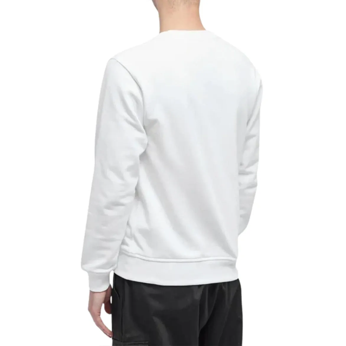 CDG X LACOSTE CROC LOGO CREWNECK - WHITE sold by Lapstone & Hammer product image thumbnail 2