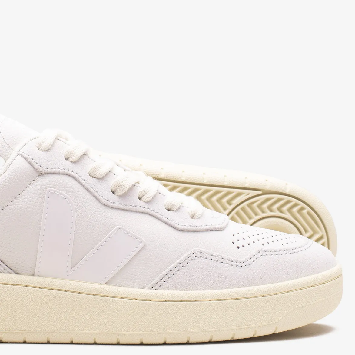 WMNS V-90 O.T. LEATHER - GRAVEL / WHITE sold by Lapstone & Hammer product image thumbnail 4