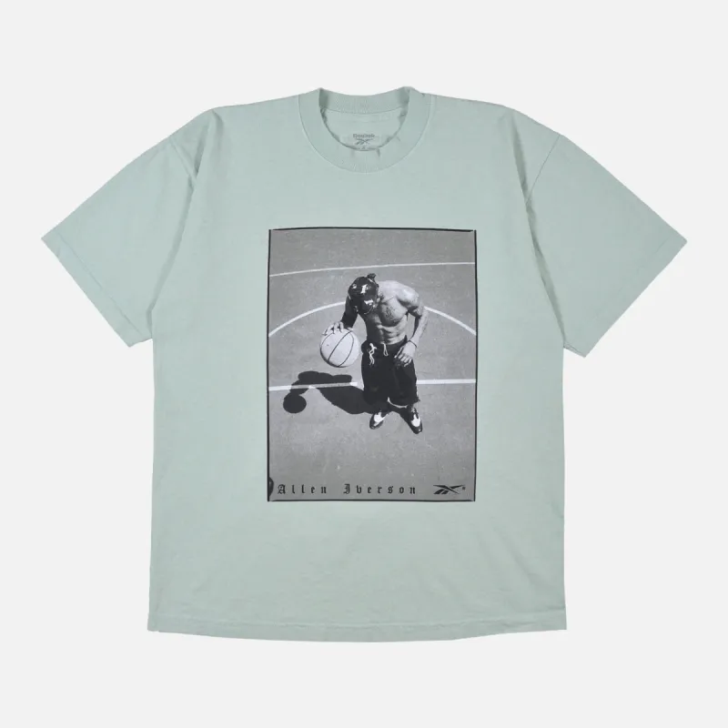 ALLEN IVERSON "COURTLIFE" TEE - SEAFOAM sold by Lapstone & Hammer