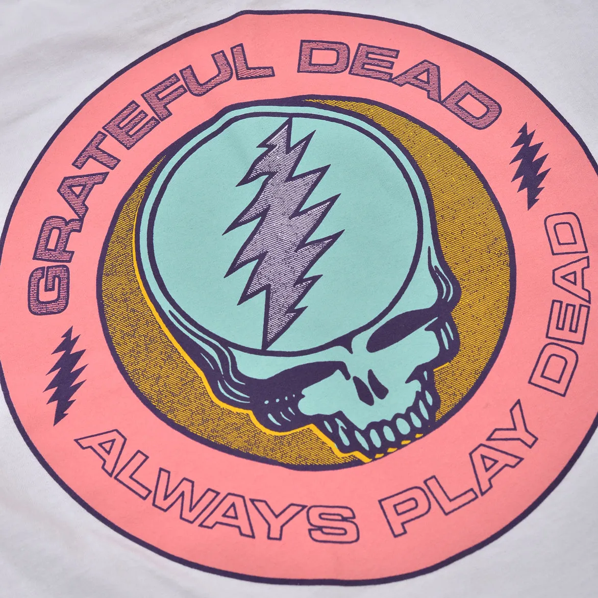 PINK CIRCLE SS TEE - WHITE sold by Lapstone & Hammer product image thumbnail 3