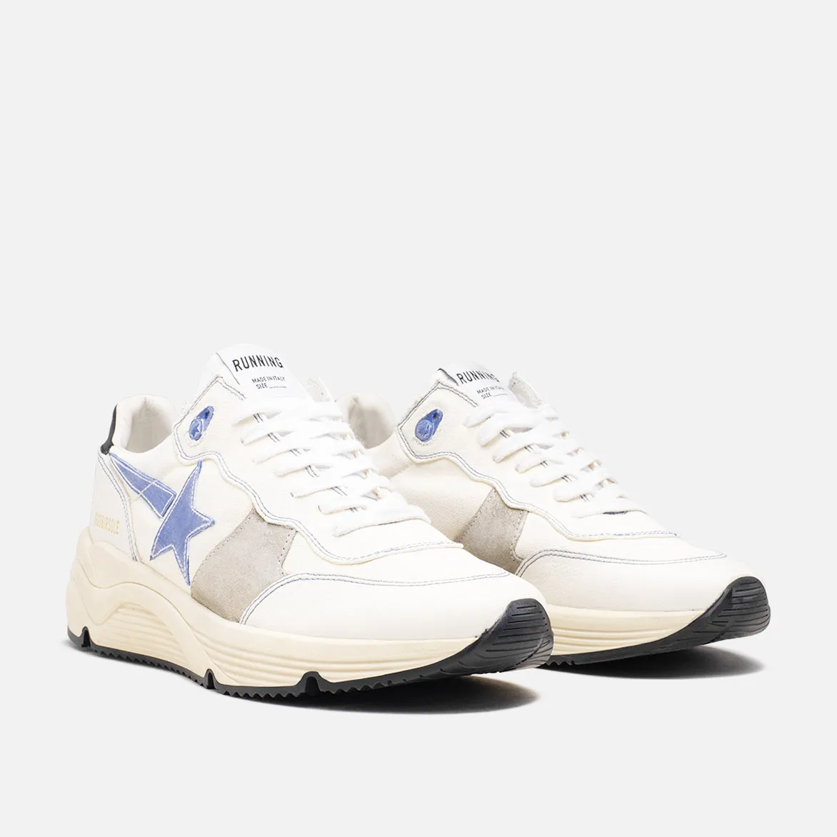 RUNNING SOLE CANVAS - CREAMY WHITE / ICE / BLUE sold by Lapstone & Hammer product image thumbnail 2