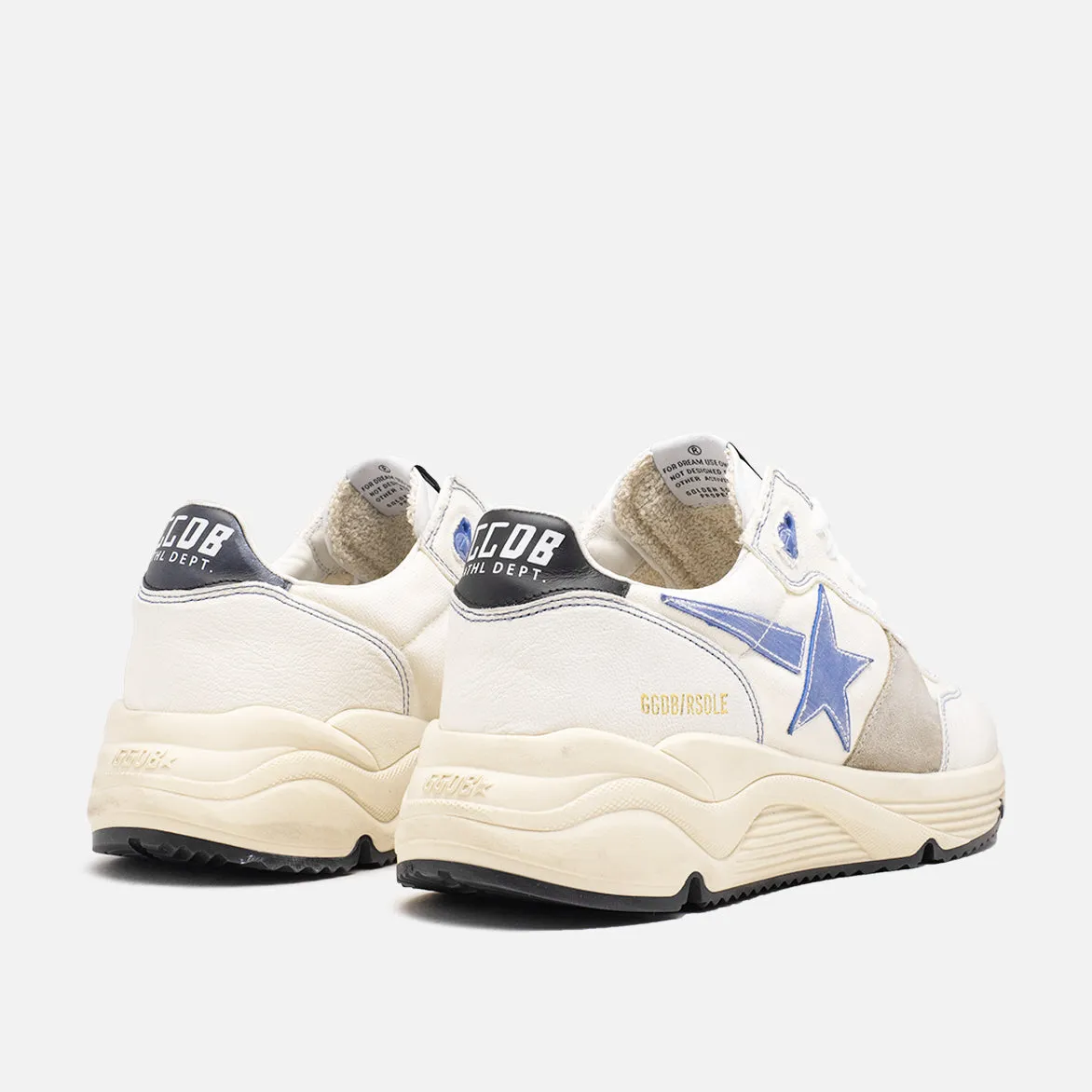 RUNNING SOLE CANVAS - CREAMY WHITE / ICE / BLUE sold by Lapstone & Hammer product image thumbnail 3