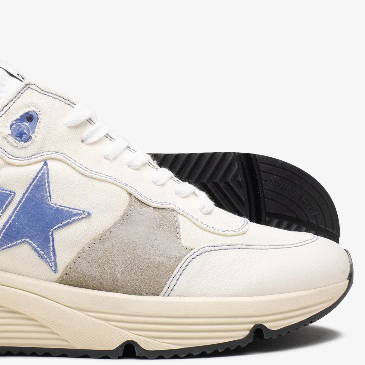 RUNNING SOLE CANVAS - CREAMY WHITE / ICE / BLUE sold by Lapstone & Hammer product image thumbnail 4