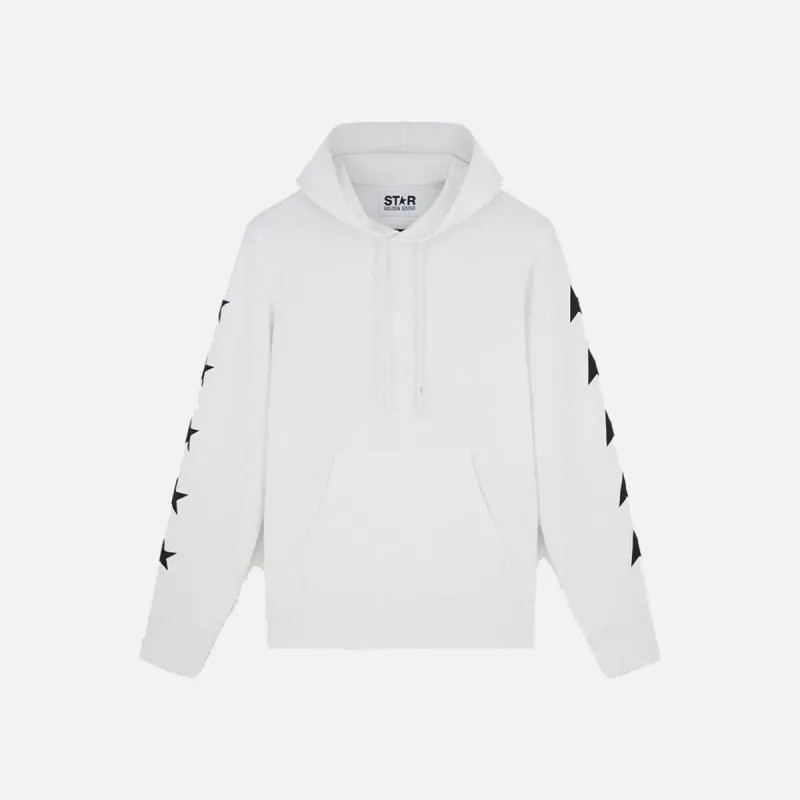 STAR ALIGHIERO HOODIE - WHITE sold by Lapstone & Hammer