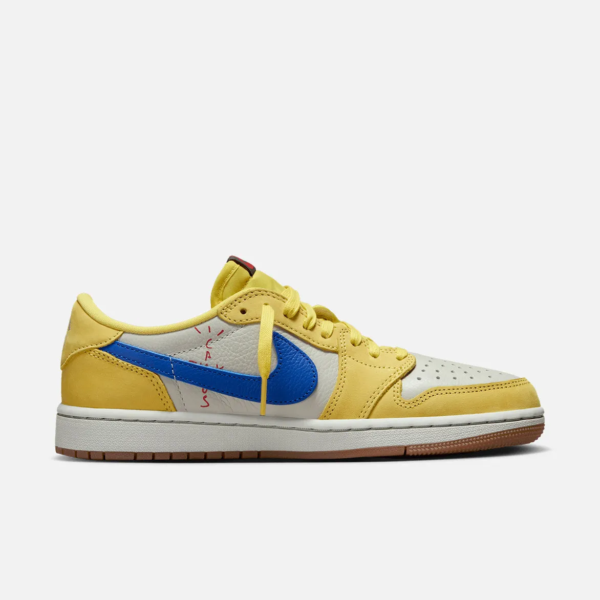 TRAVIS SCOTT X AIR JORDAN 1 LOW OG (WMNS) "CANARY" sold by Lapstone & Hammer product image thumbnail 3
