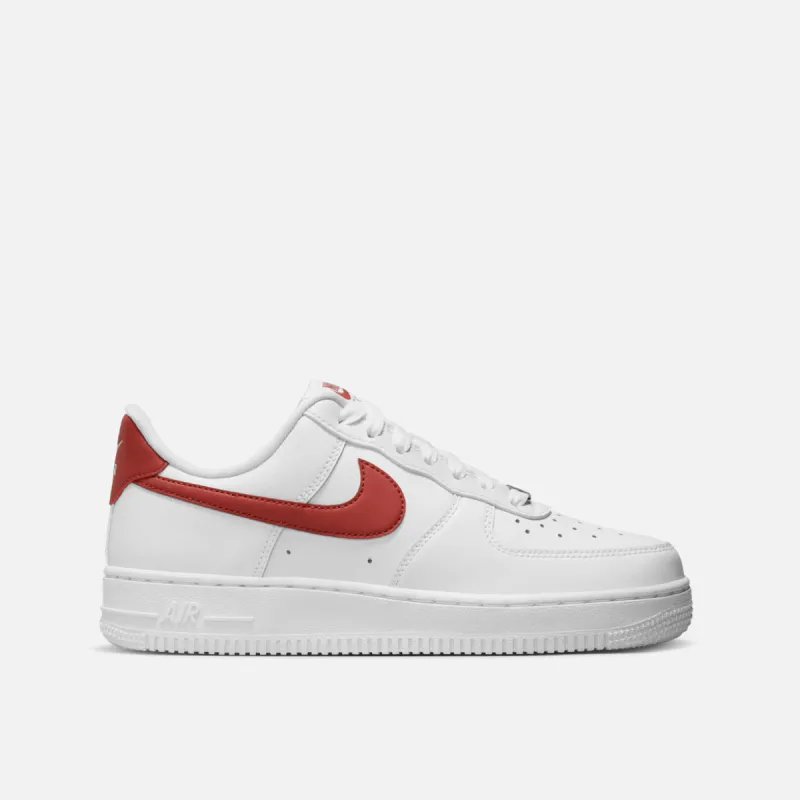 WMNS AIR FORCE 1 `07 - WHITE / RUGGED ORANGE sold by Lapstone & Hammer