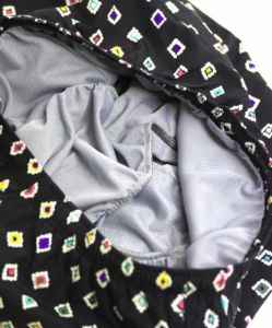 SWIM SHORT NYLON TUSSORE/PRINT - BLACK sold by Lapstone & Hammer