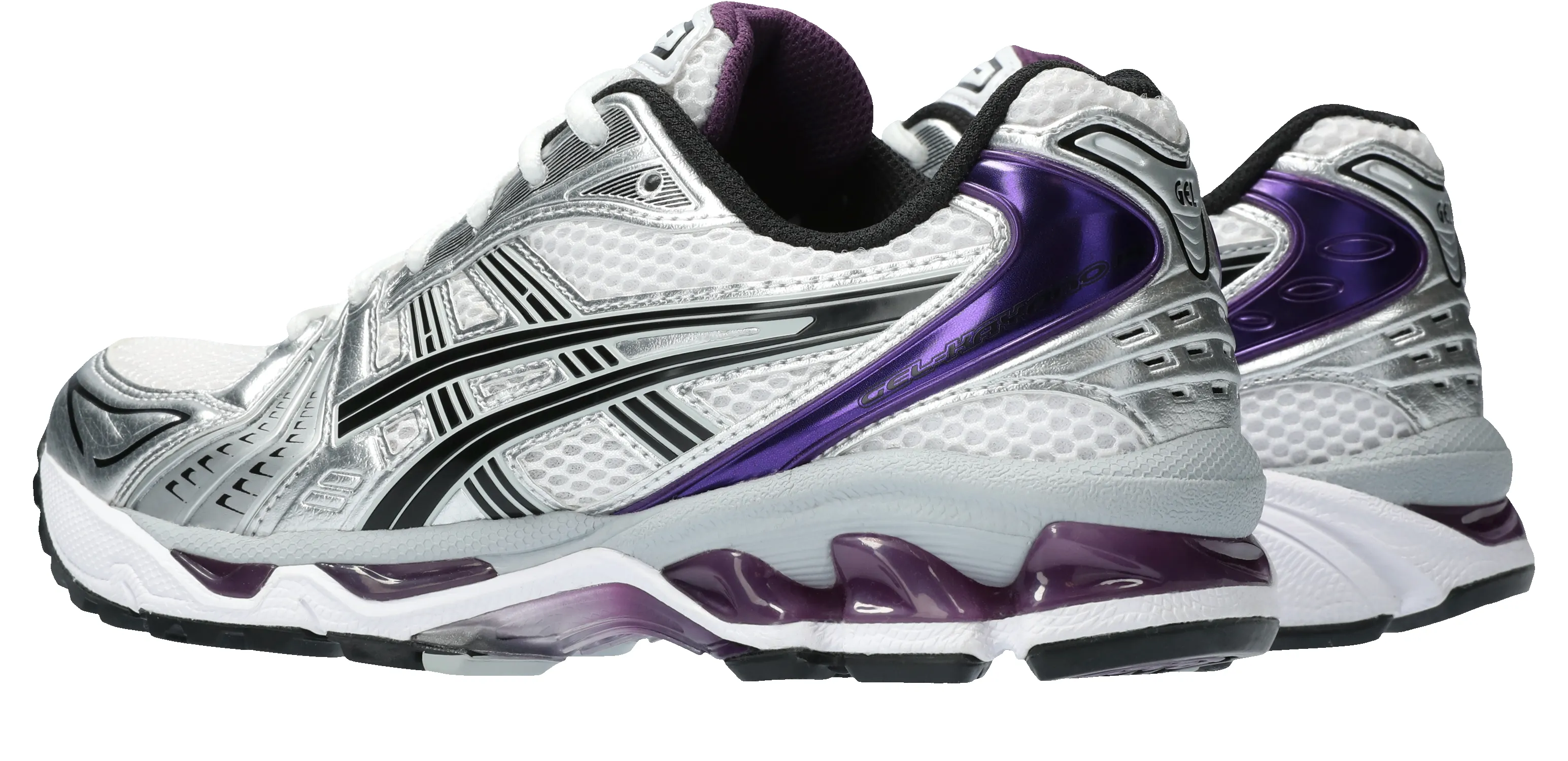 WMNS GEL-KAYANO 14 - WHITE / DARK GRAPE sold by Lapstone & Hammer product image thumbnail 3