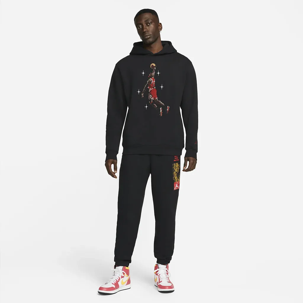 JORDAN ESSENTIALS HOODIE - BLACK sold by Lapstone & Hammer