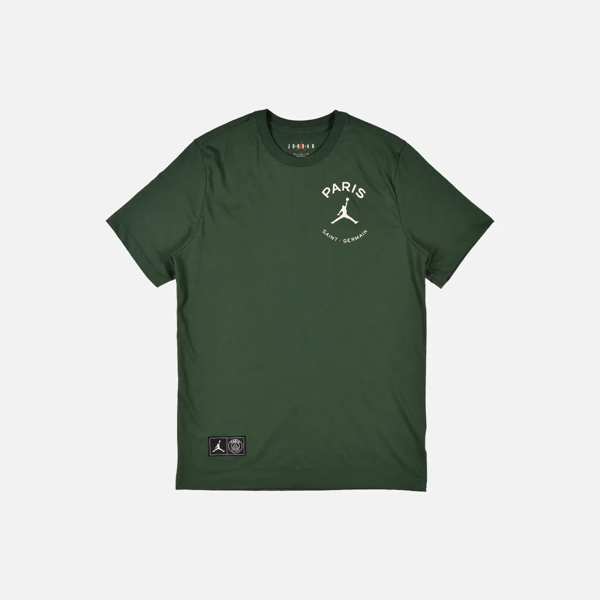JORDAN PSG SS TEE - NOBLE GREEN / WHITE sold by Lapstone & Hammer