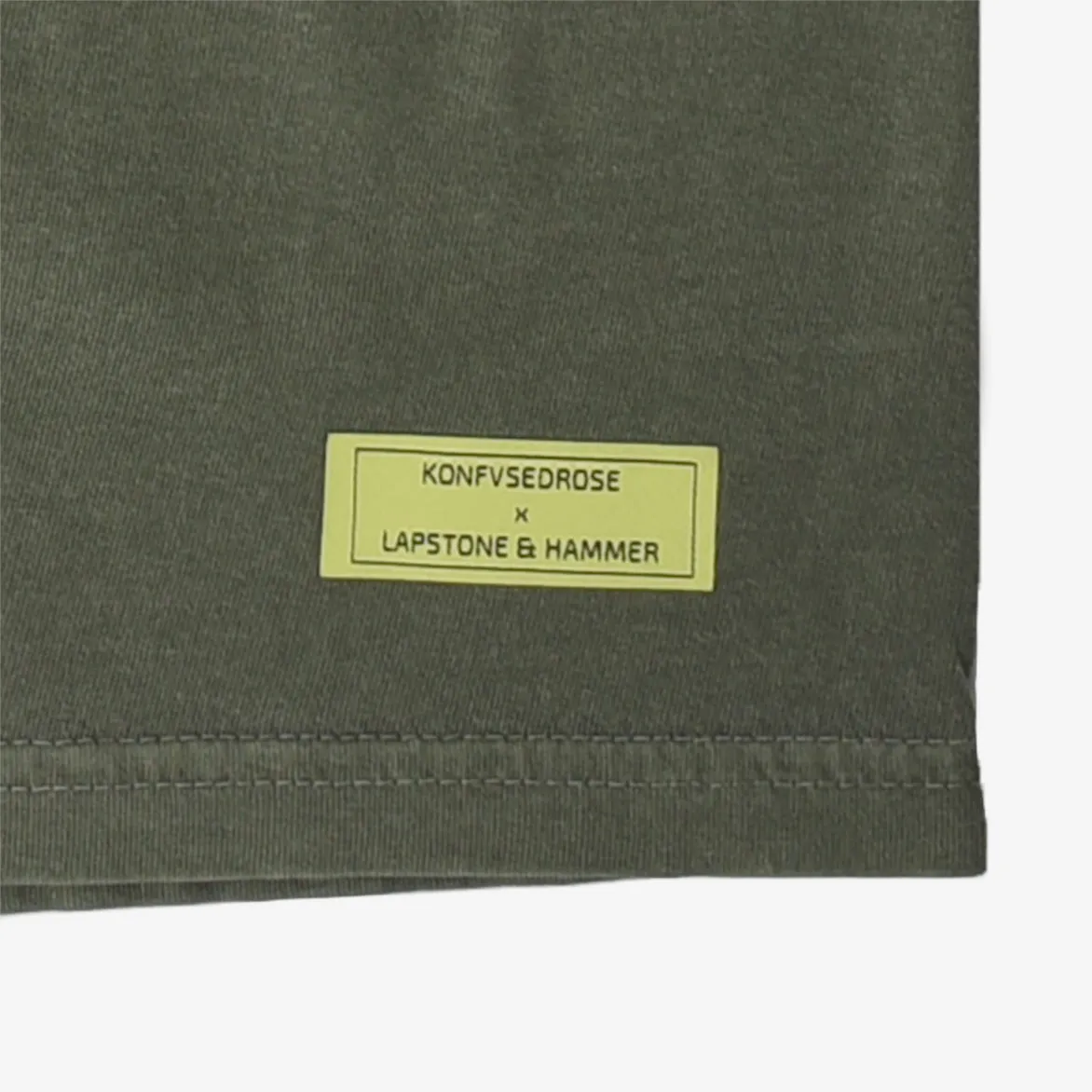KONFVSEDROSE FOR LAPSTONE "ATHLETIC DEPT" TEE - MOSS sold by Lapstone & Hammer product image thumbnail 3