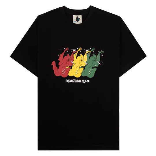 SMOKIN` GHOST SS TEE - BLACK sold by Lapstone & Hammer