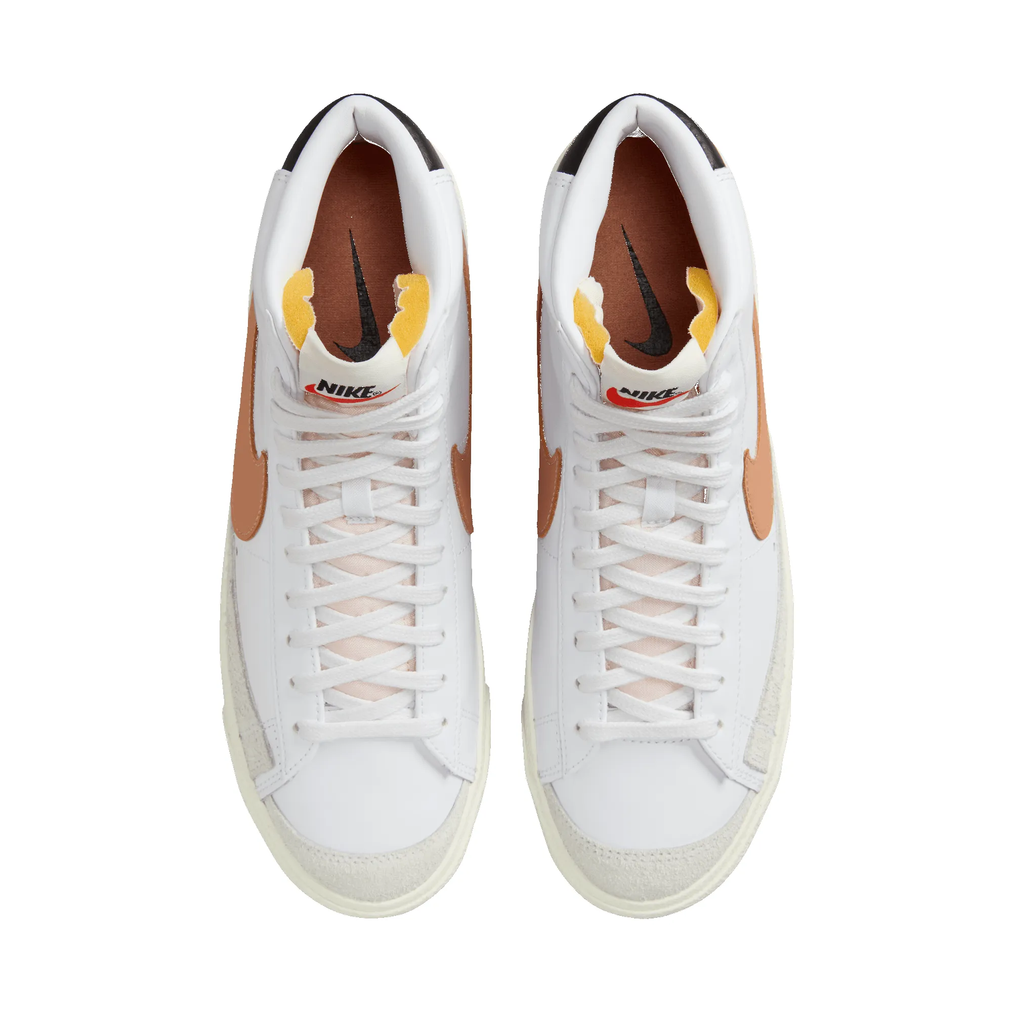 BLAZER MID `77 VNTG - WHITE AMBER BROWN sold by Lapstone & Hammer product image thumbnail 4