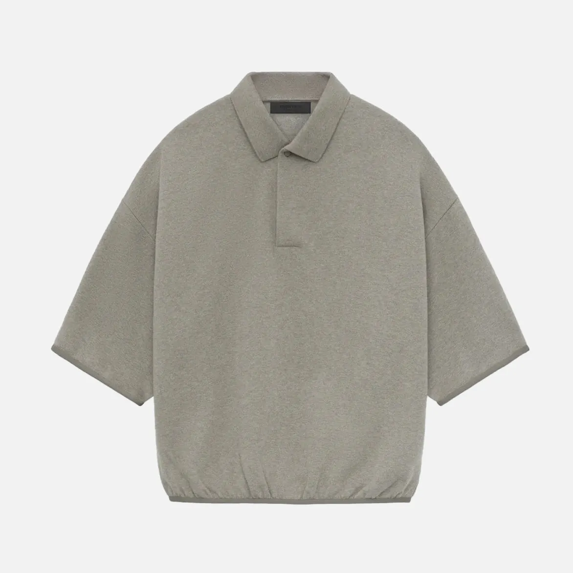 ESSENTIALS 3/4 SLEEVE POLO - HEATHER GREY sold by Lapstone & Hammer
