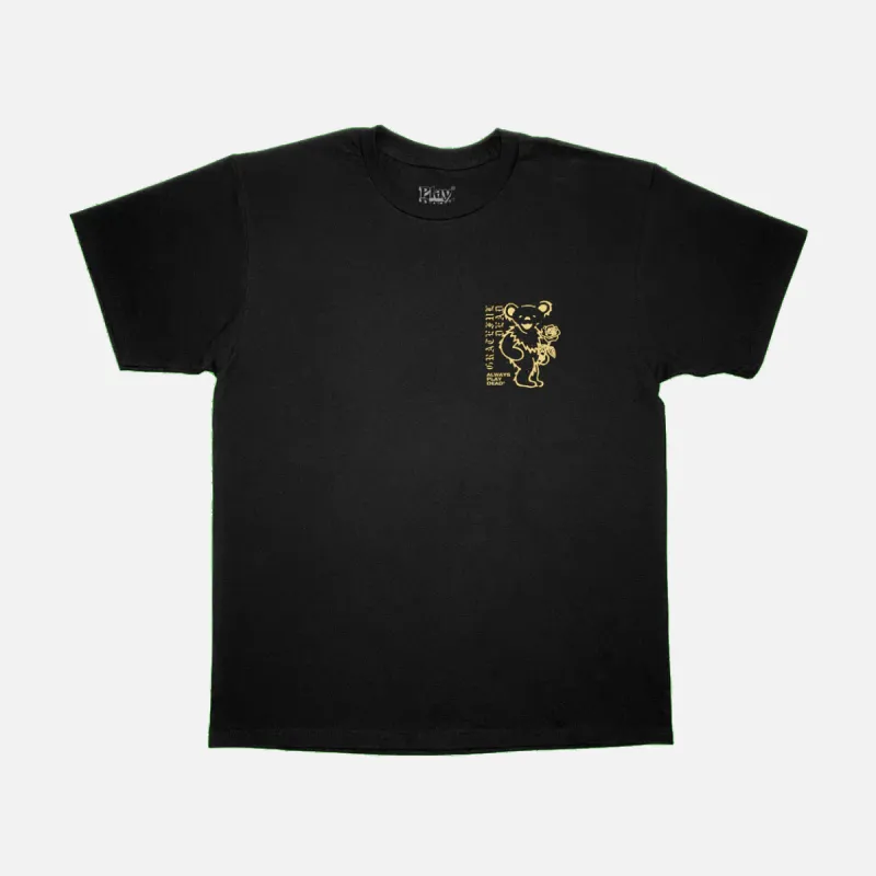 ROSE BEAR SS TEE - Black sold by Lapstone & Hammer