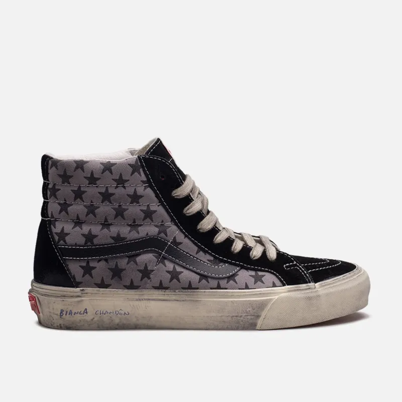 BIANCA CHANDON X VANS SK8-HI REISSUE VLT LX - STRESSED BLACK / GREY sold by Lapstone & Hammer