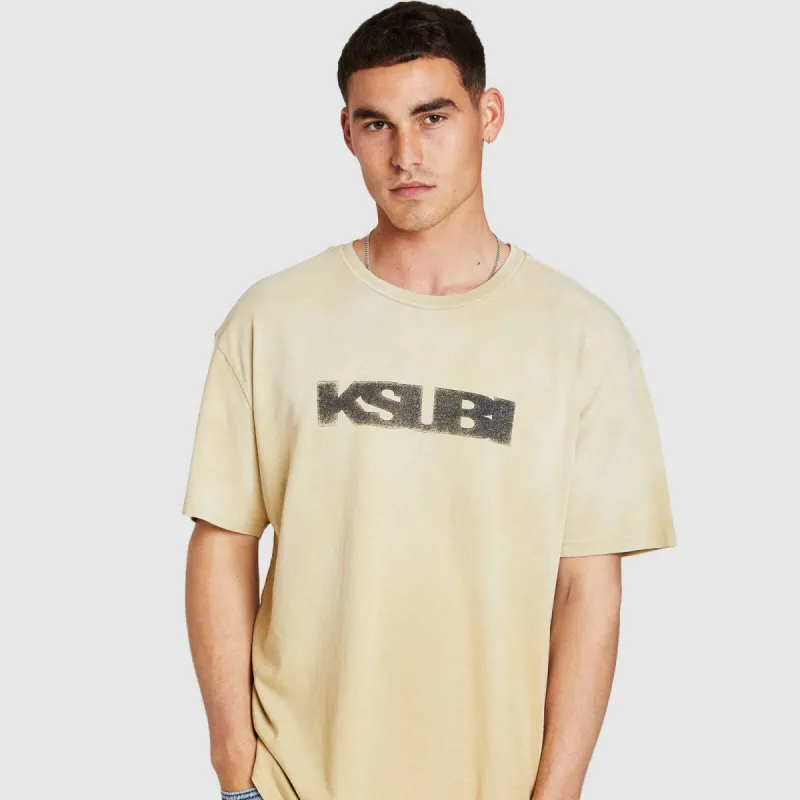 SIGN OF THE TIMES BIGGIE SS TEE - CAMEL sold by Lapstone & Hammer