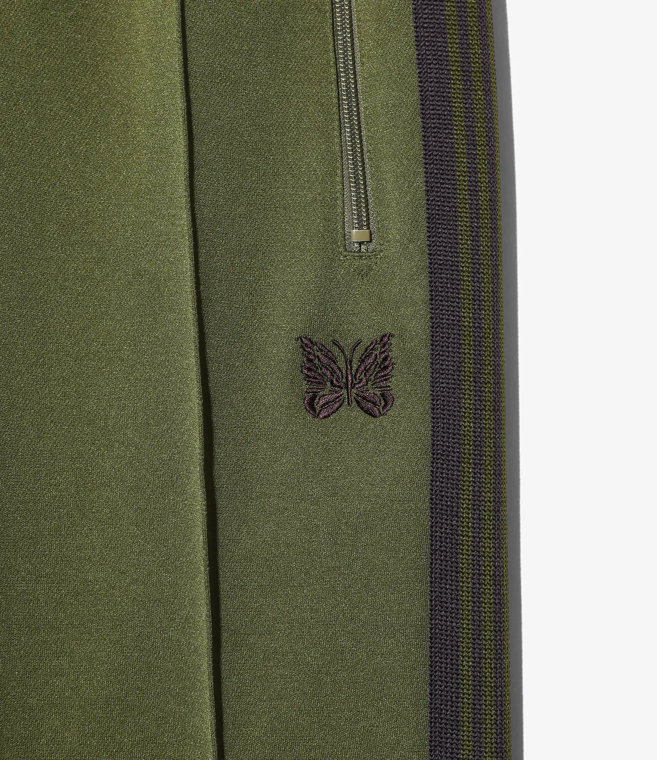 NARROW TRACK PANT POLY SMOOTH - OLIVE sold by Lapstone & Hammer product image thumbnail 4