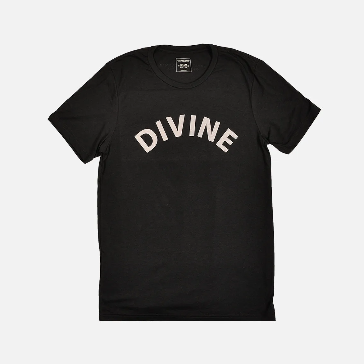 DIVINE TEE - BLACK sold by Lapstone & Hammer
