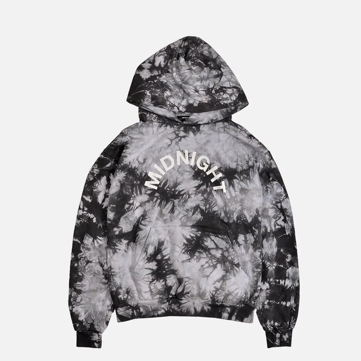 TIE-DYE LOGO HOODIE - BLACK sold by Lapstone & Hammer