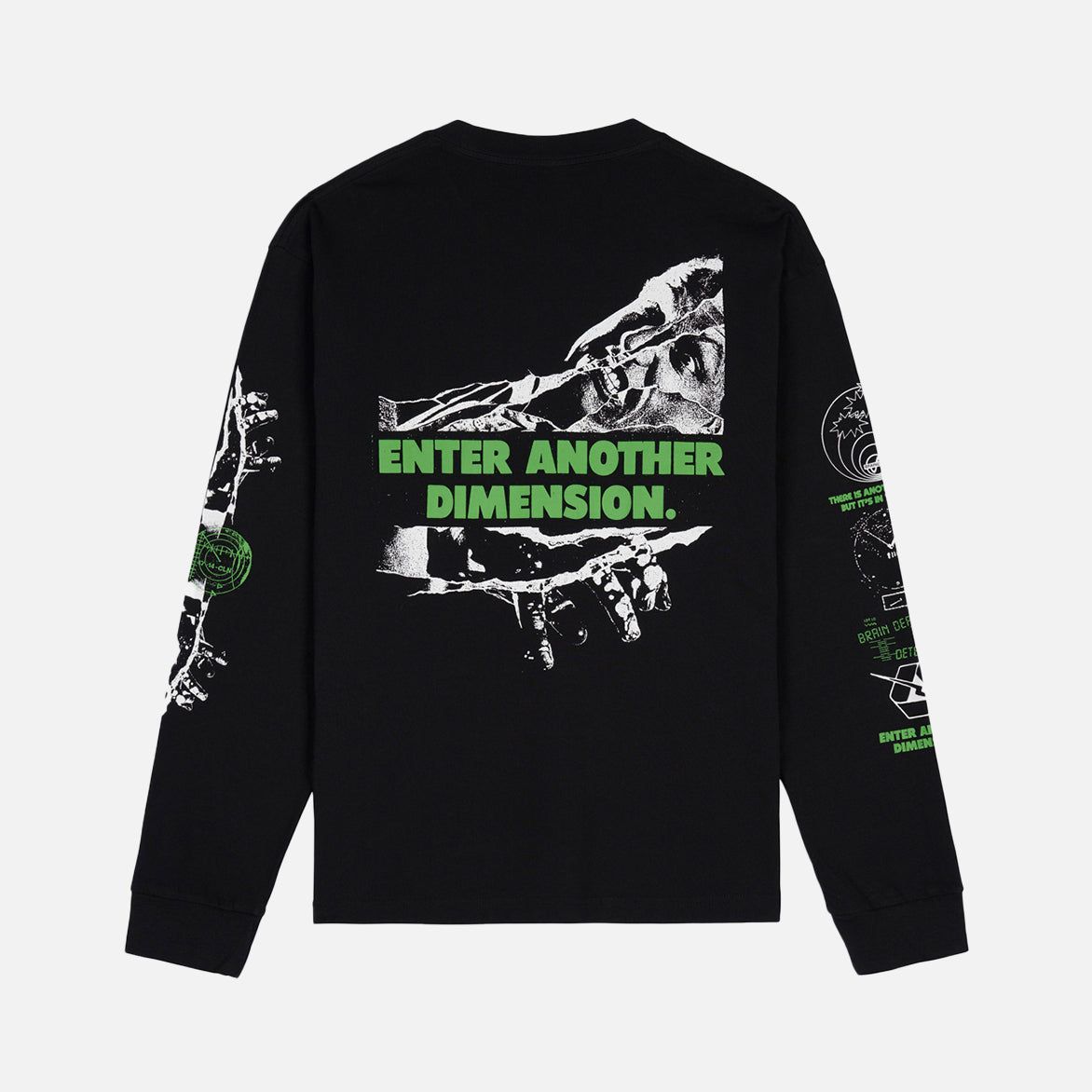 ALTERNATE DIMENSION LS T-SHIRT - BLACK sold by Lapstone & Hammer product image thumbnail 2