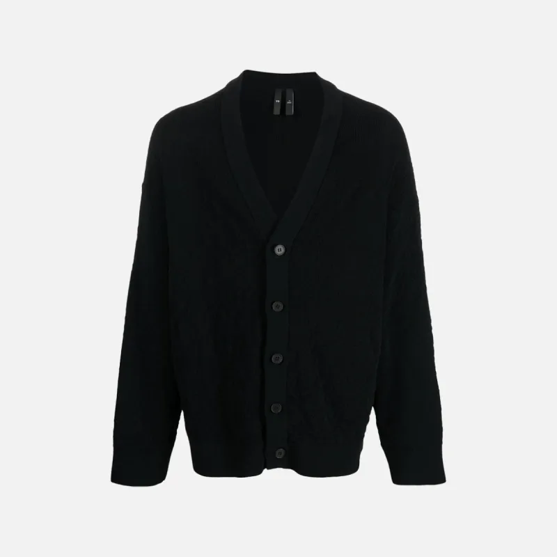 KNIT CARDIGAN - BLACK sold by Lapstone & Hammer
