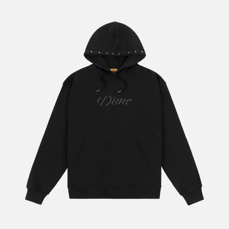 CURSIVE FRENCH TERRY HOODIE - BLACK sold by Lapstone & Hammer