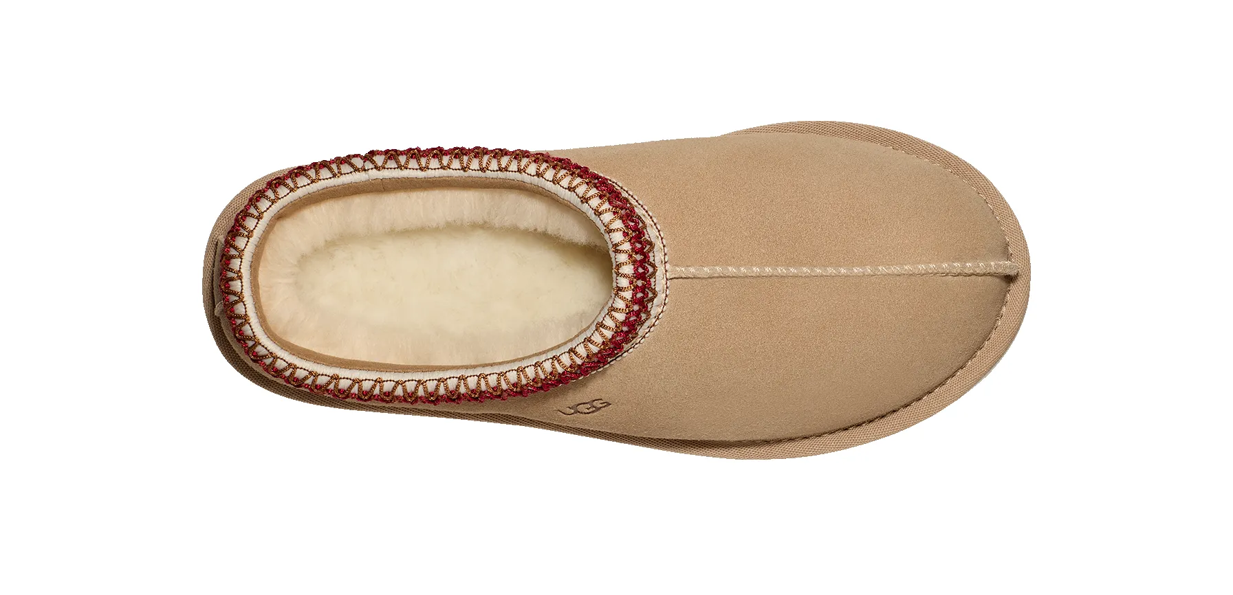 WMNS TASMAN SLIPPER - SAND / DARK CHERRY sold by Lapstone & Hammer product image thumbnail 5