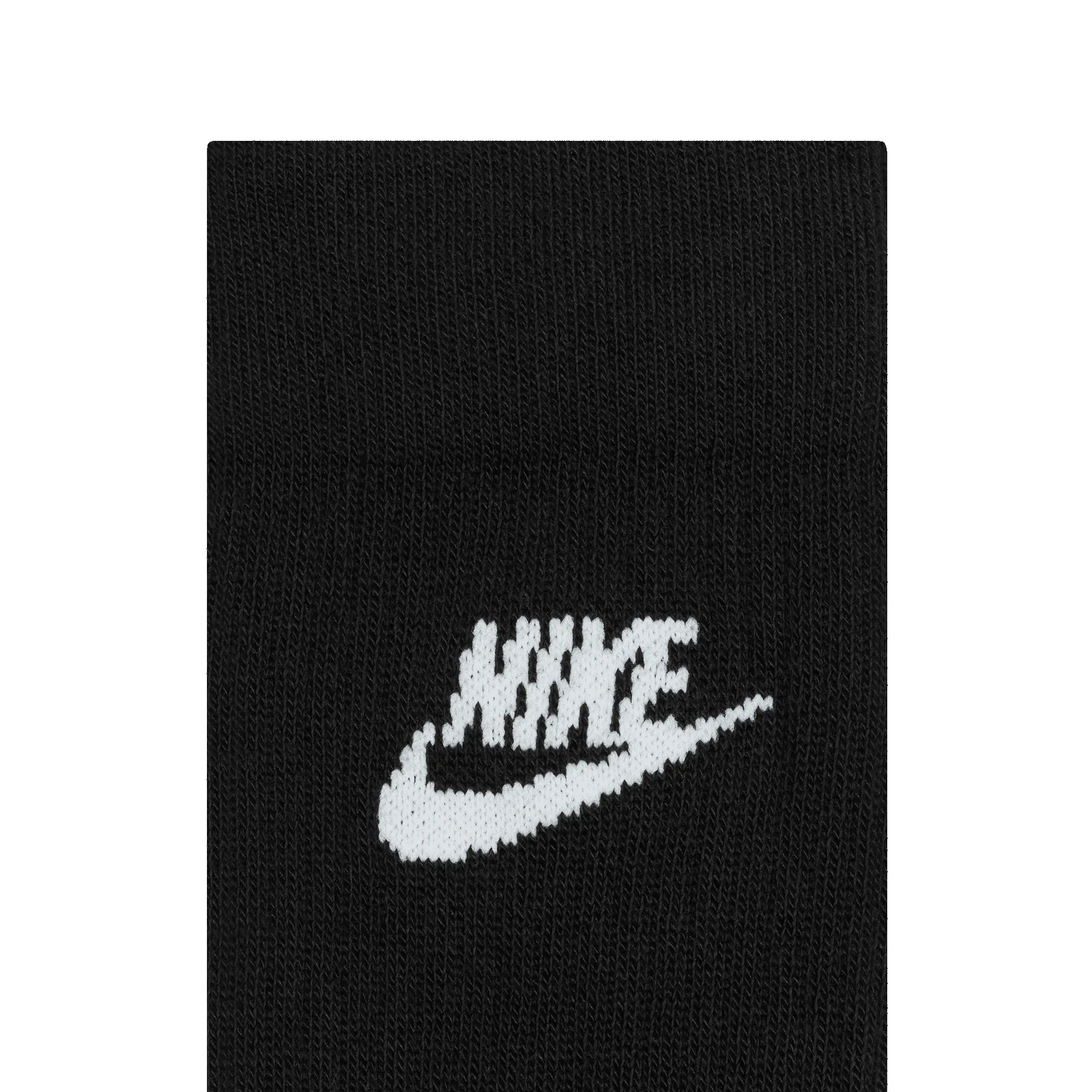 NIKE EVERYDAY ESSENTIAL 3PACK SOCKS - BLACK sold by Lapstone & Hammer product image thumbnail 4