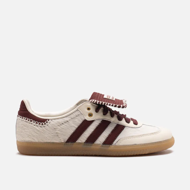 WALES BONNER X ADIDAS PONY TONAL SAMBA "CREAM WHITE" sold by Lapstone & Hammer