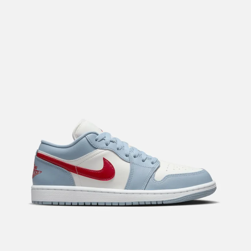 WMNS AIR JORDAN 1 LOW - WHISPER BLUE / DUNE RED sold by Lapstone & Hammer