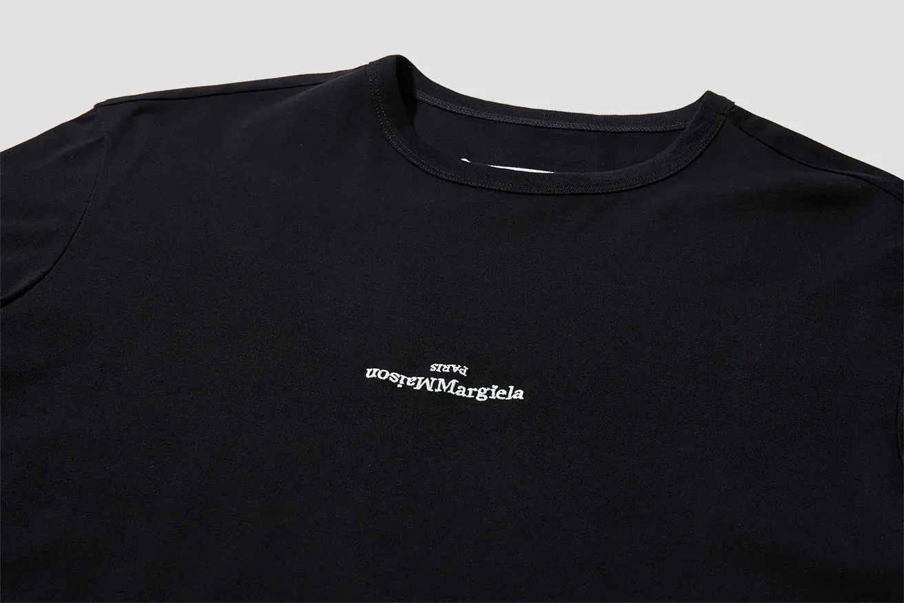 UPSIDE DOWN LOGO TEE - BLACK sold by Lapstone & Hammer product image thumbnail 3