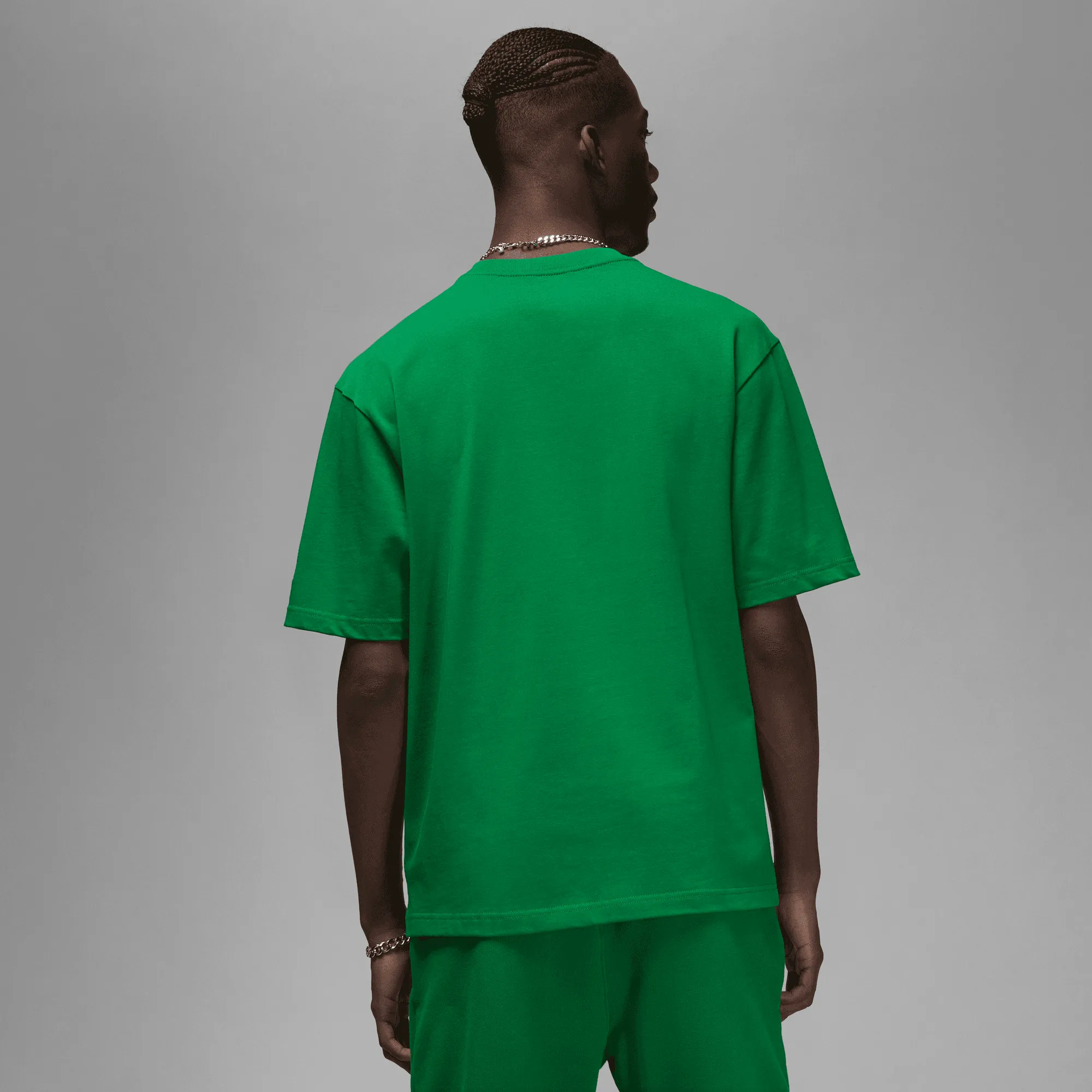 JORDAN WORDMARK MEN`S S/S TEE - GREEN sold by Lapstone & Hammer product image thumbnail 4