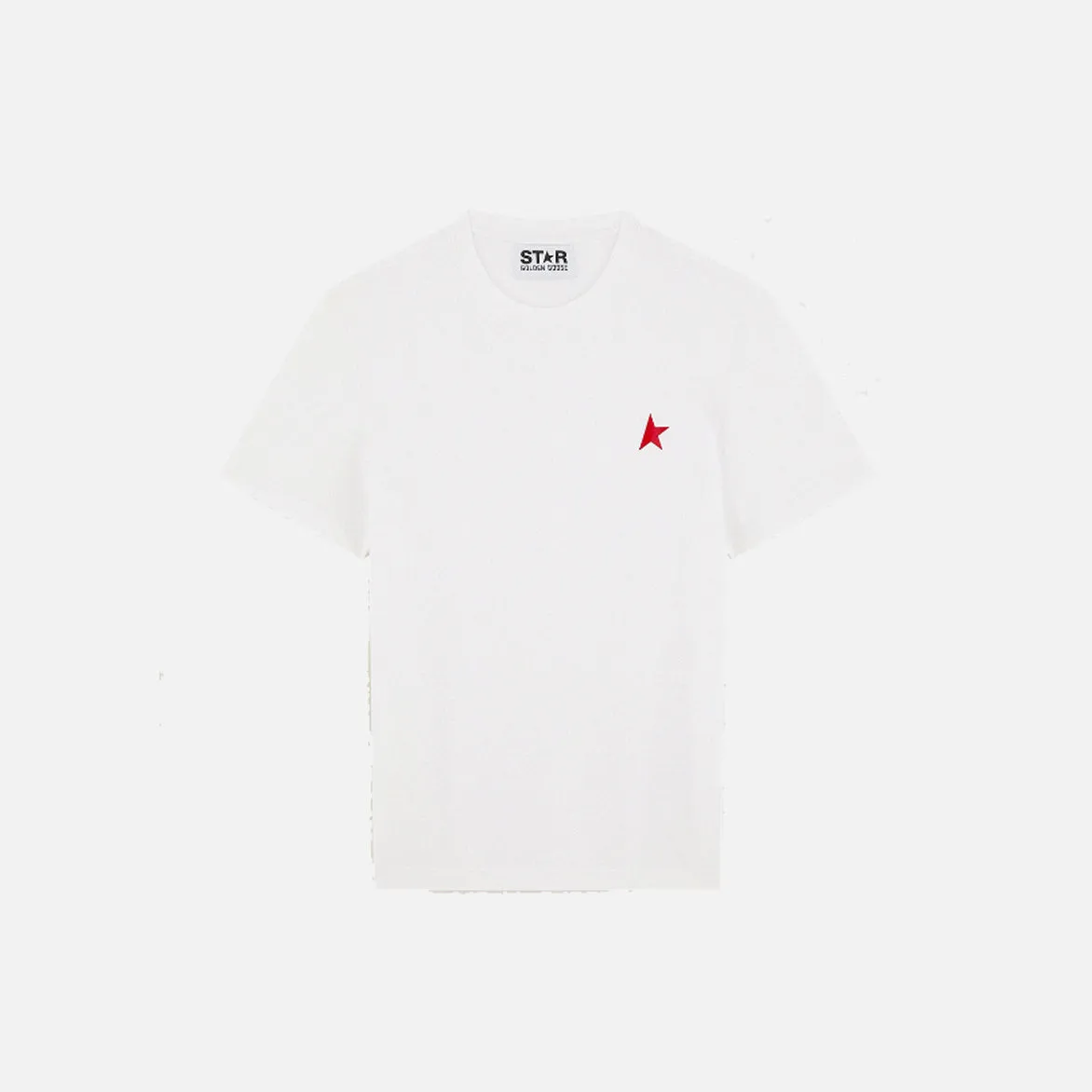 STAR LOGO TEE - WHITE / RED sold by Lapstone & Hammer