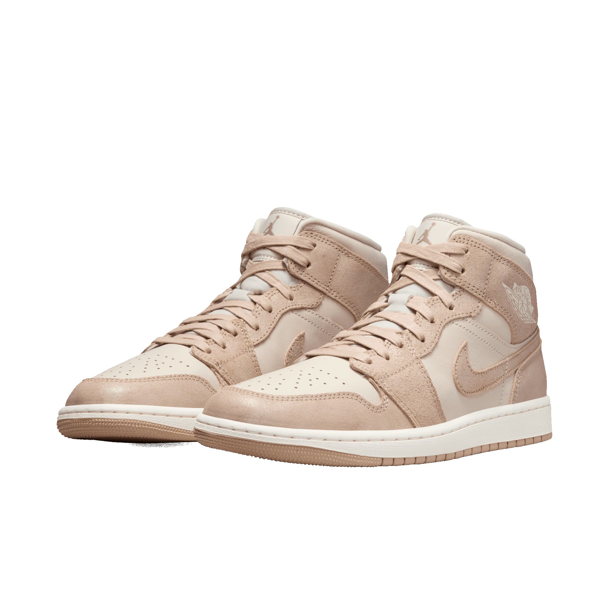 WMNS AIR JORDAN 1 MID SE - LIGHT BROWN / SAIL sold by Lapstone & Hammer product image thumbnail 3