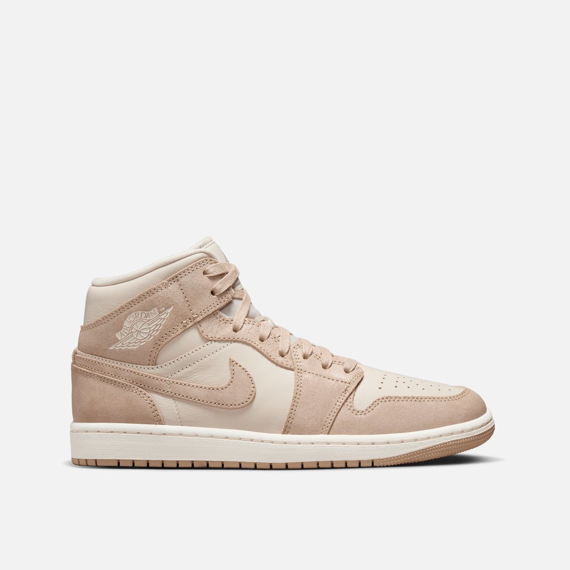 WMNS AIR JORDAN 1 MID SE - LIGHT BROWN / SAIL sold by Lapstone & Hammer